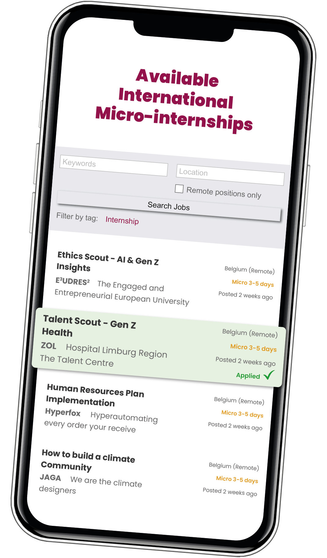 Talent360° Internship Marketplace